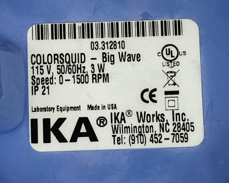 IKA Colorsquid Big Wave Magnetic Stirrer w/ Power Cord