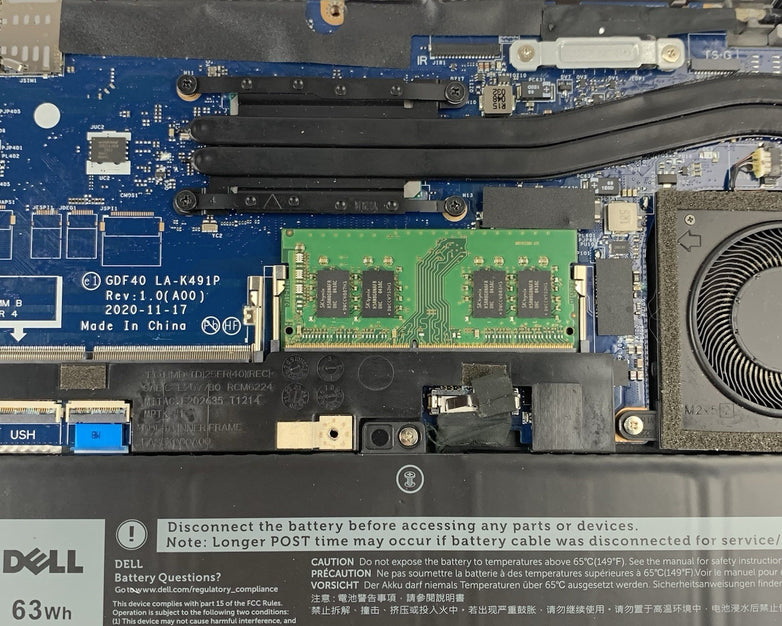 Dell Latitude 5420 14" Laptop i5-1135G7 1.40 GHz 8 GB RAM No SSD/OS/AC