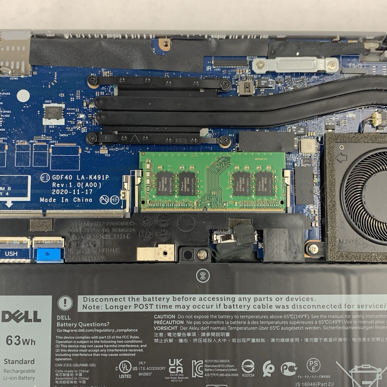 Dell Latitude 5420 14" Laptop i5-1135G7 1.40 GHz 8 GB RAM No SSD/OS/AC13