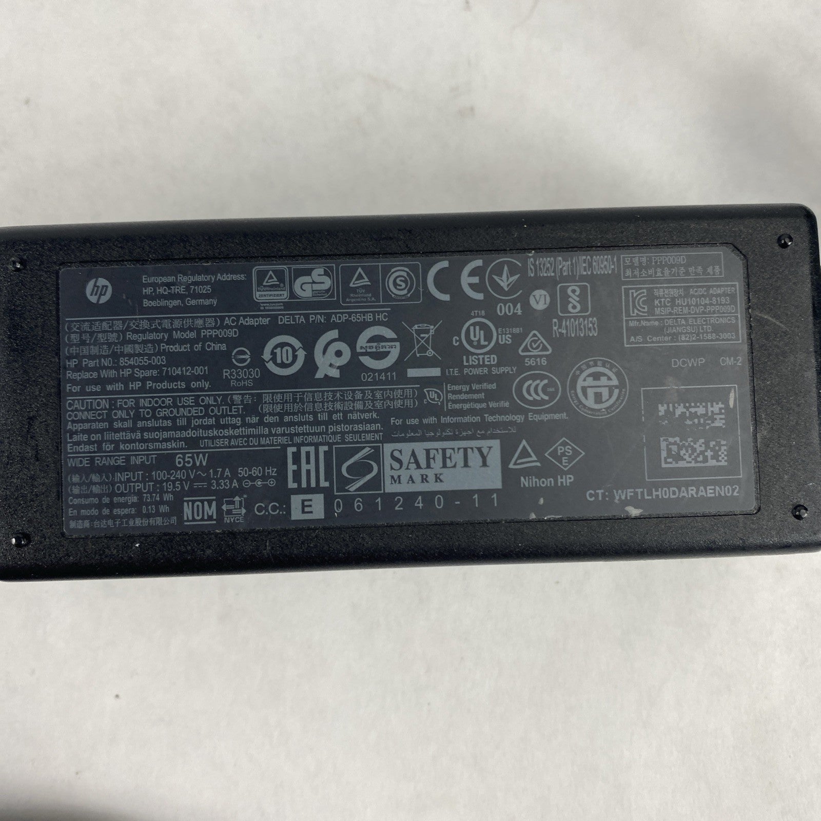 HP 854055-003 AC Power Adapter Charger ADP Lot of 53
