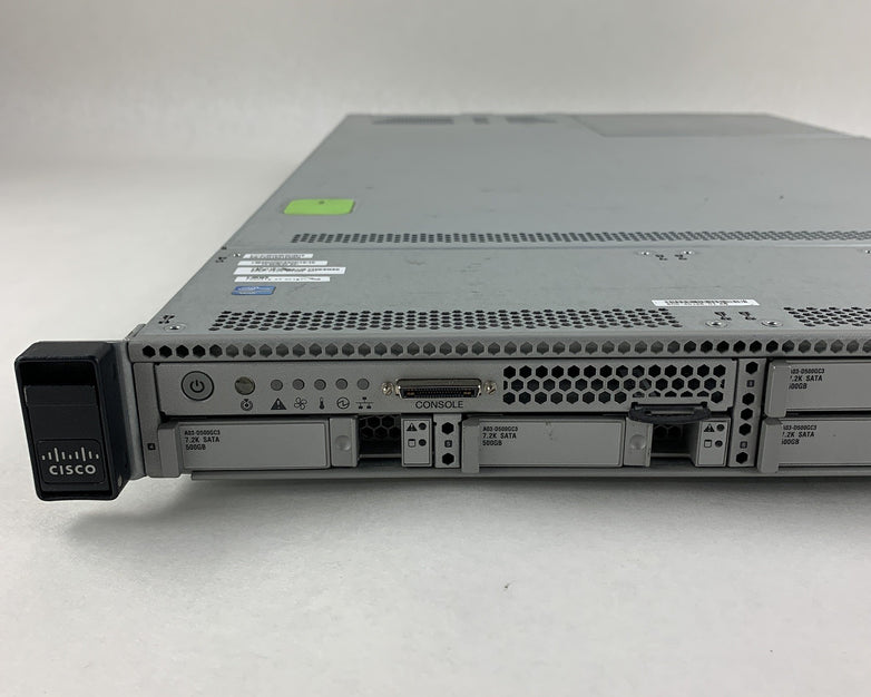 Cisco UCSC-C220-M3SBE Server 2x Xeon E5-2609 2.4 GHz 64 GB RAM No OS No HDD