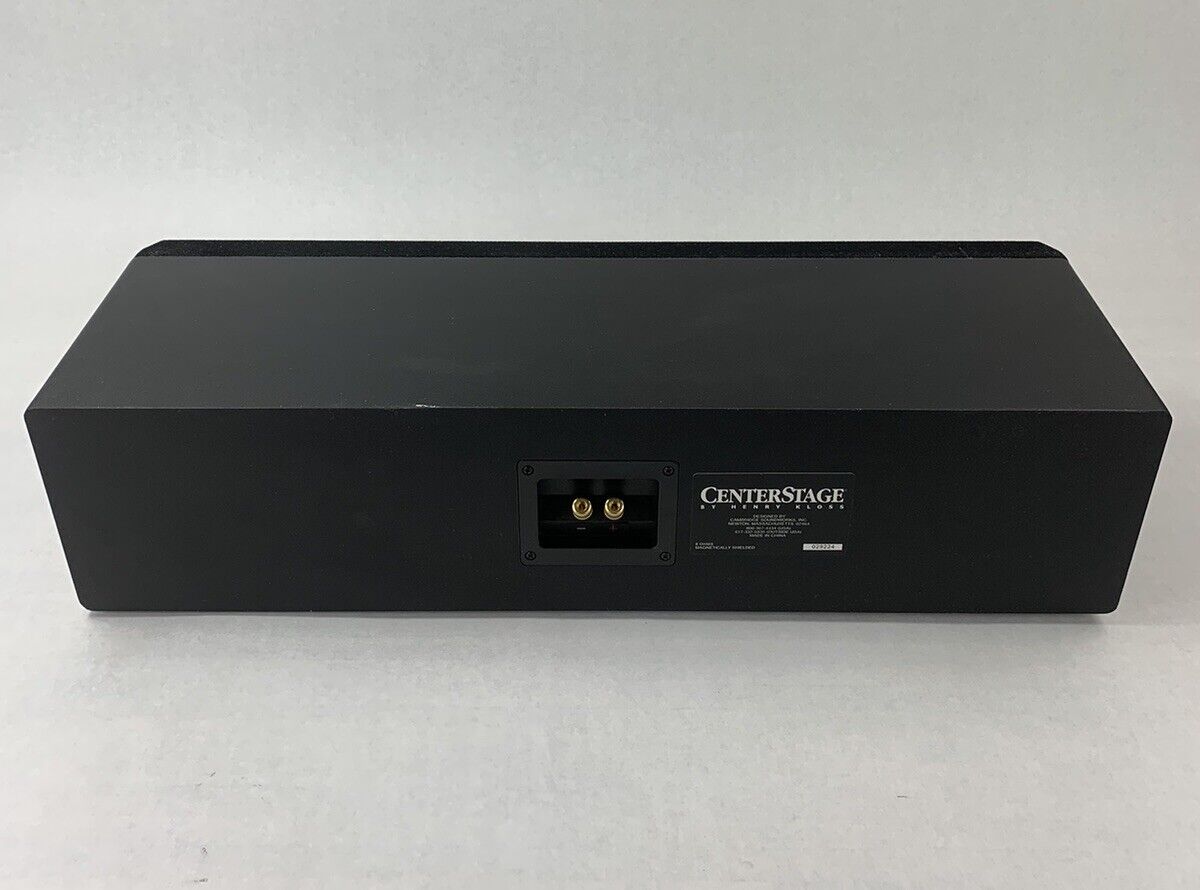 Cambridge Soundworks Centerstage By Henry Kloss