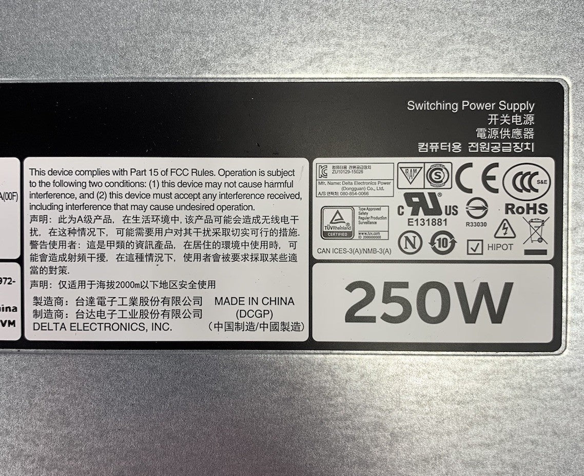 Dell D250E-S0 250W Switching Power Supply