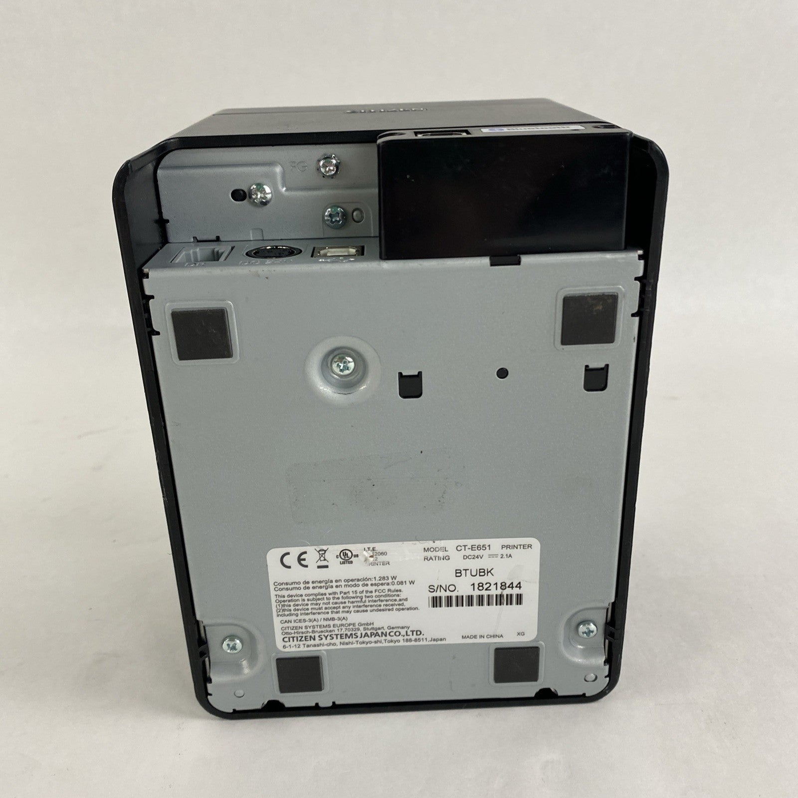 Citizen CT-E651 Printer w/ Bluetooth Tested No Cords 24134 Page Count6