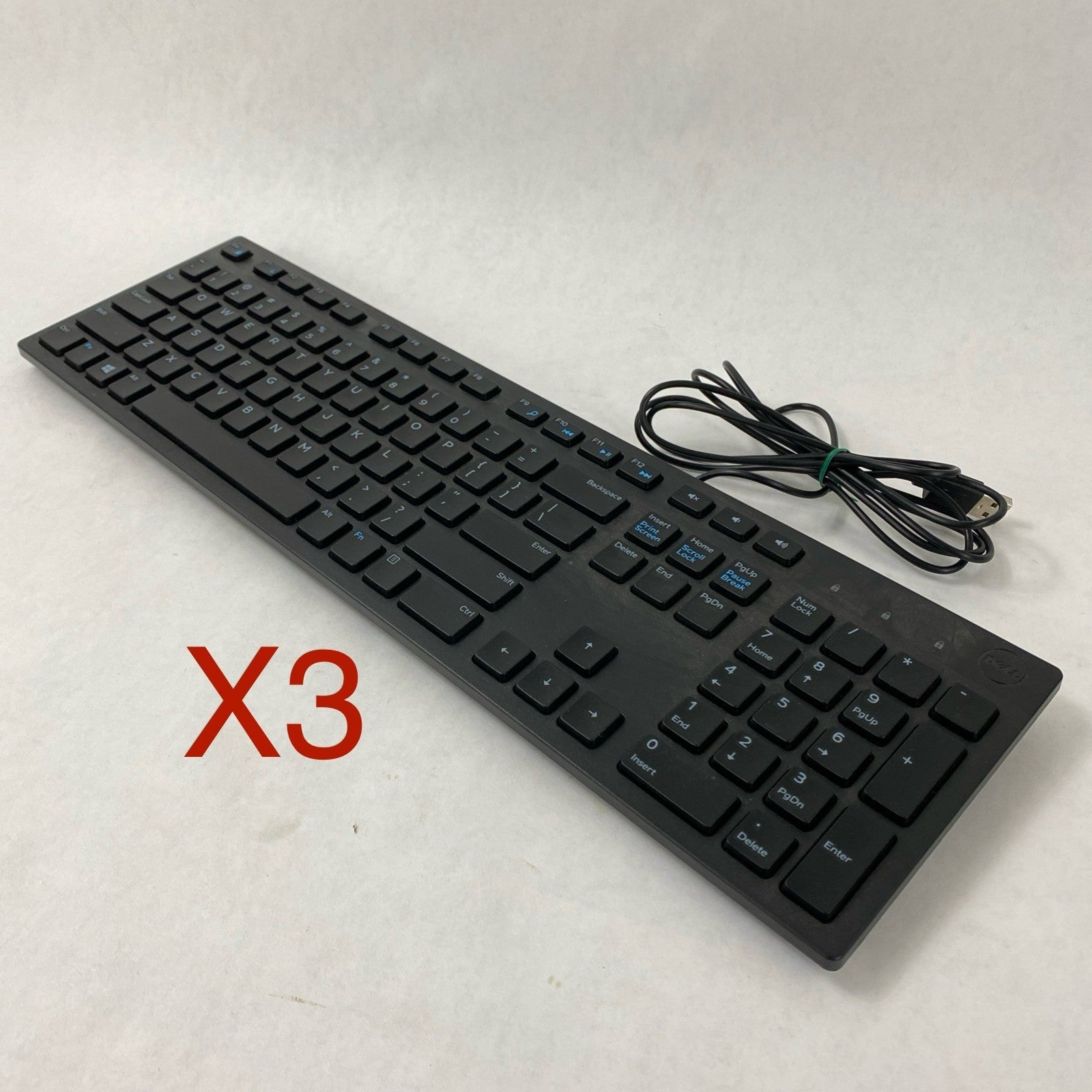Dell KB216T Keyboard - Tested All Keys Pulled from Used Environment - Lot of 30