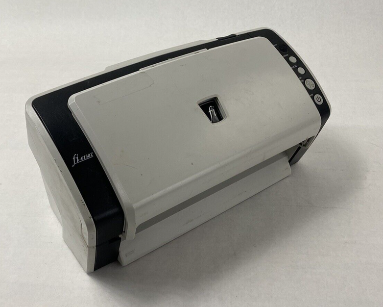 Fujitsu fi-6130z Document Scanner For Parts or Repair No AC Adapter