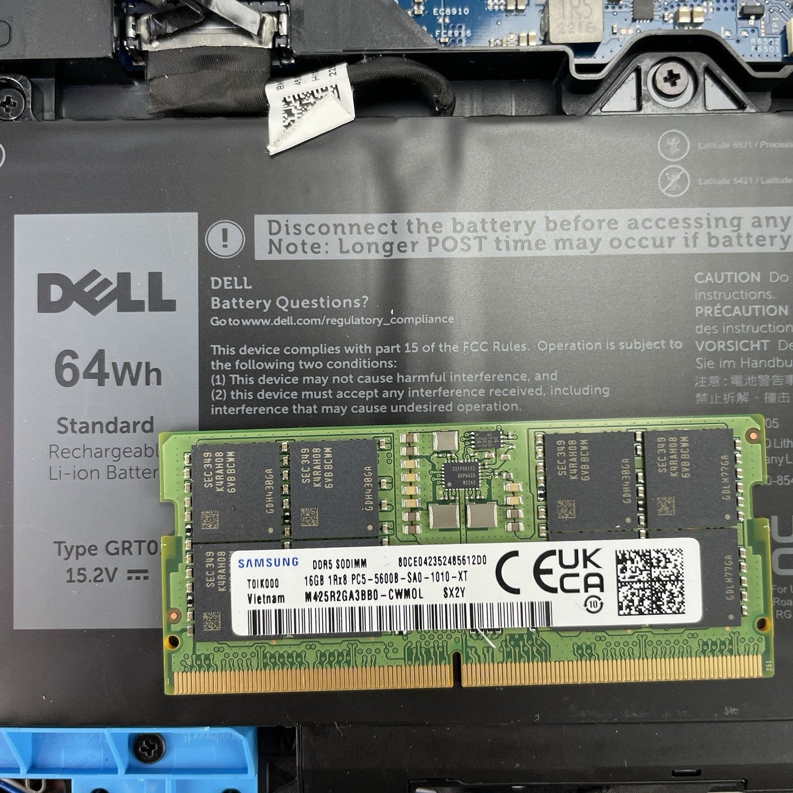Dell Precision 3571 15.6" i5-12500H 3.76 GHz 16 GB RAM No SSD/OS/AC23