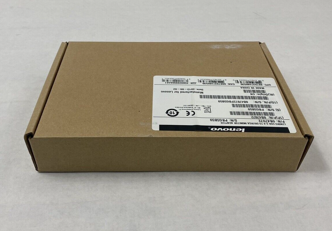 Lot of 2 Lenovo USB 3.0 to DVI/VGA Monitor Adapters Untested