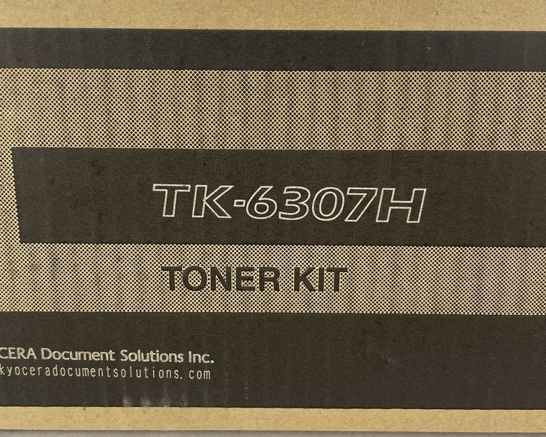 Kyocera TK-6307K Black Toner Cartridge 35K Pages, OEM-Open/Worn Box