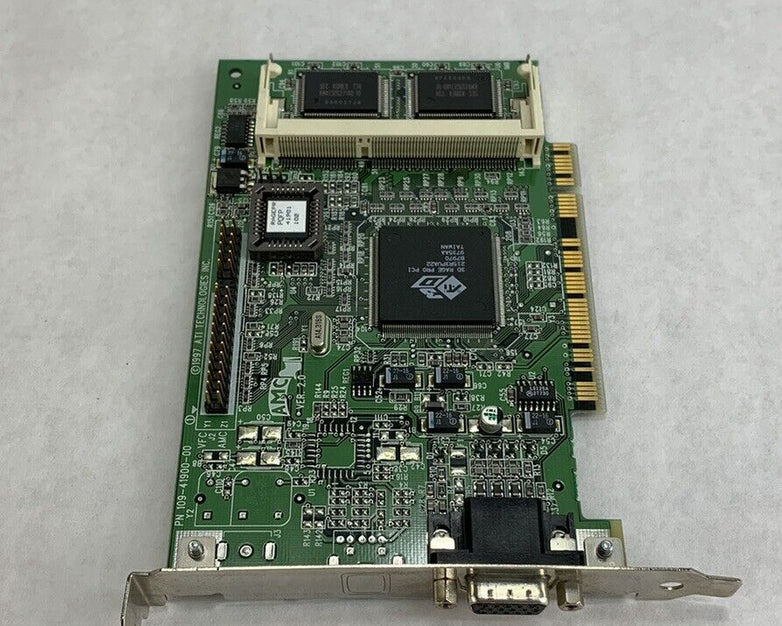ATI 109-41900-00 GPU VGA W/ Memory Module Slot