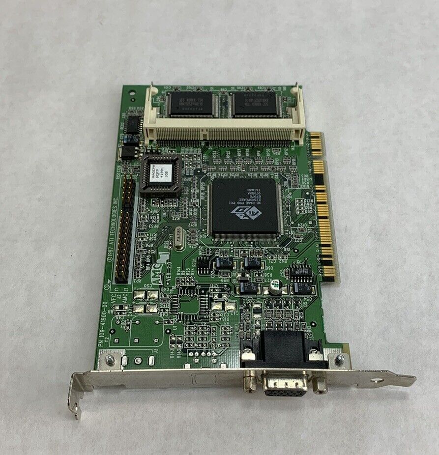 ATI 109-41900-00 GPU VGA W/ Memory Module Slot