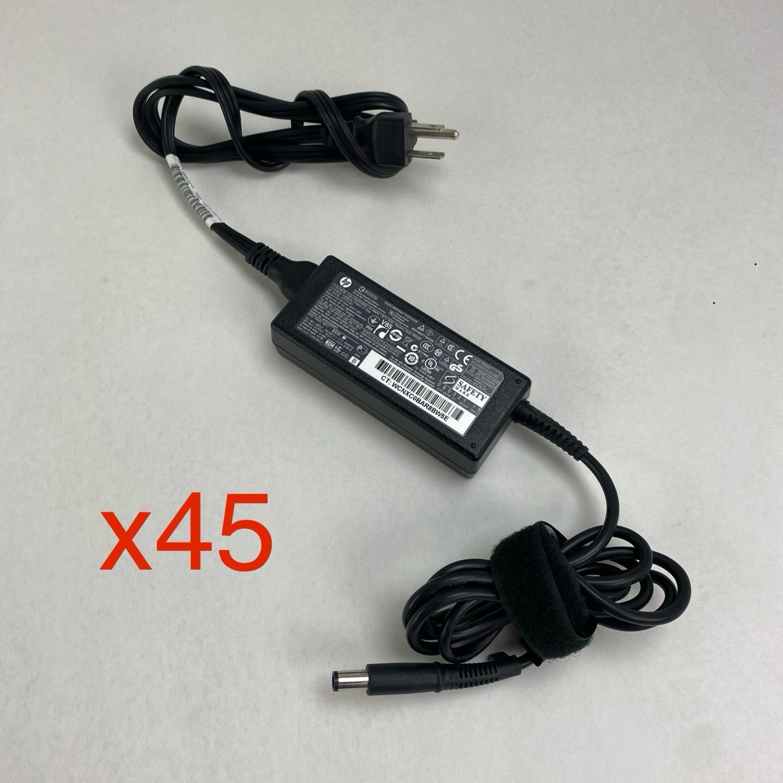 HP PPP009D 65W 19.5V 3.33A 7.4mm Genuine Laptop Charger Adapter (Lot of 45)