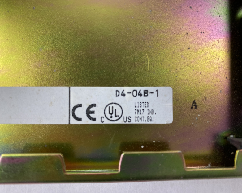 Koyo D4-04B-1 4-Slot PLC Slot Rack Base Unit