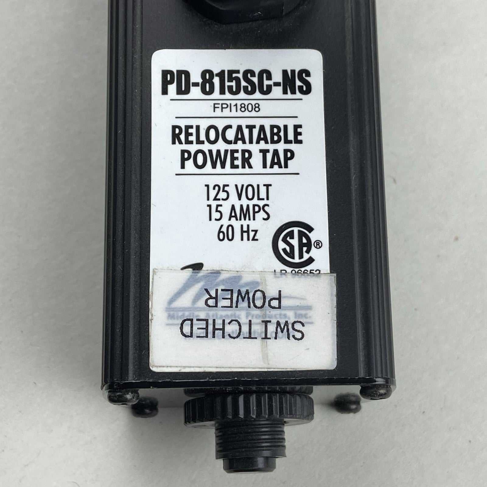 Middle Atlantic PD-815SC 8 Outlet Power Strip2