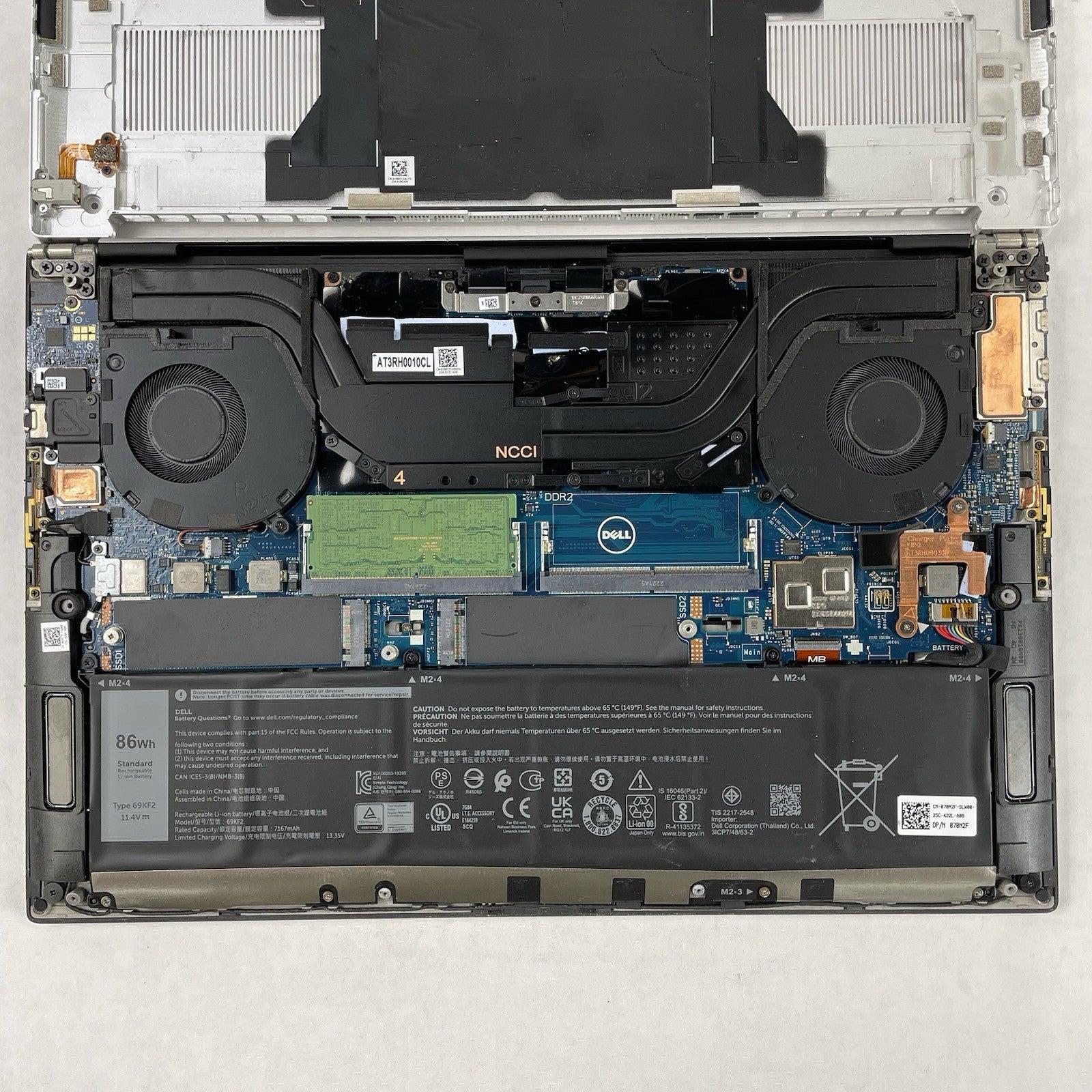 Dell XPS 15 9520 15.6" i7-12700H 2.27 GHz 16 GB RAM RTX 3060TI No SSD/OS/AC16
