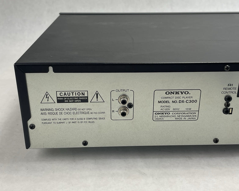 Onkyo DX-C300 CD 6 Multi Compact Disc Changer No Magazine Power Tested