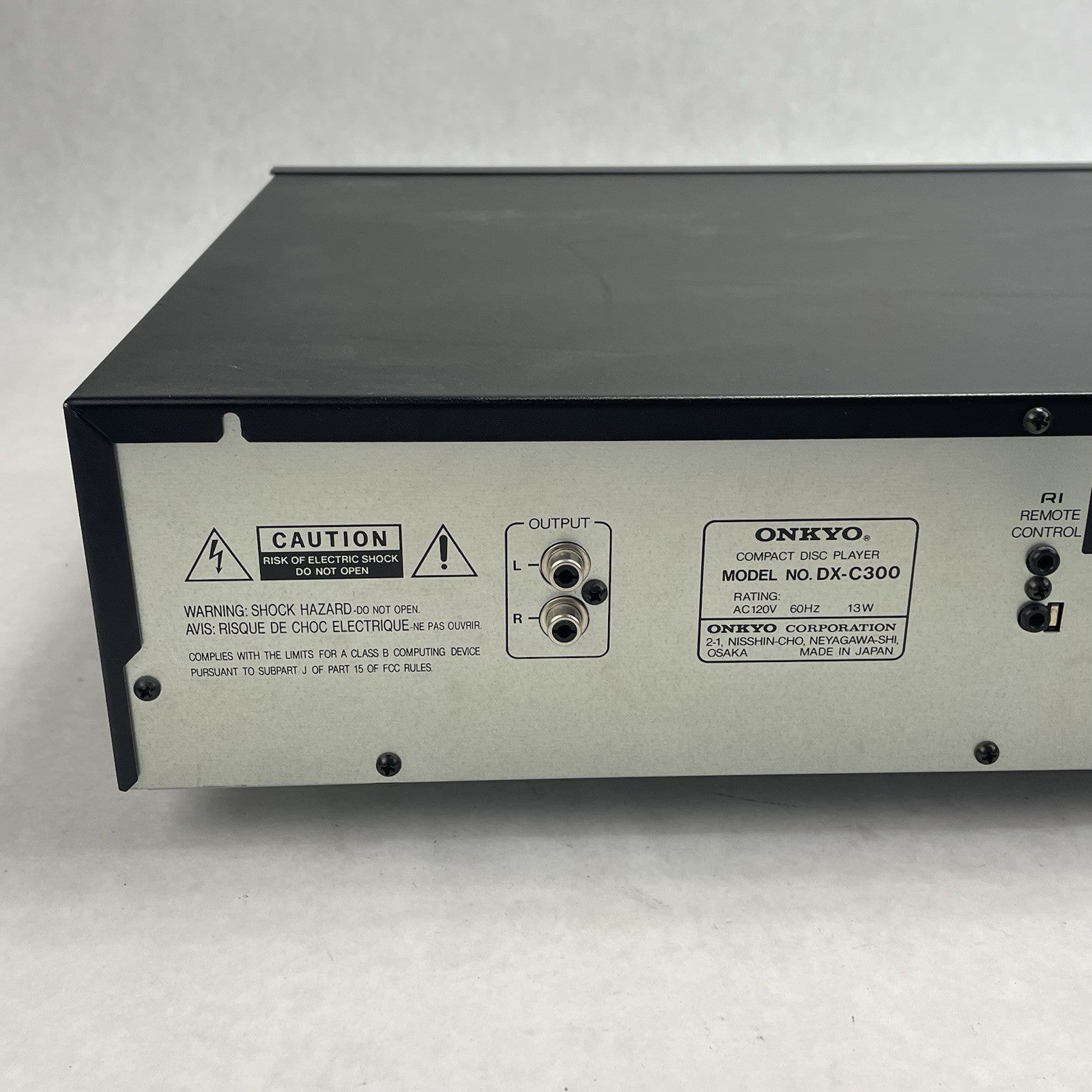 Onkyo DX-C300 CD 6 Multi Compact Disc Changer No Magazine Power Tested6