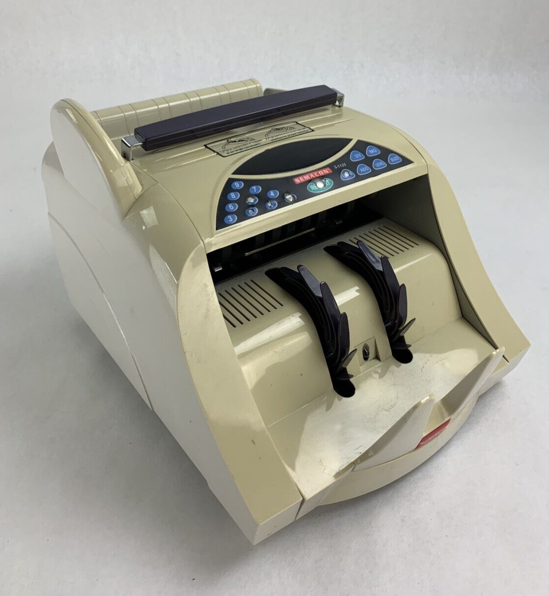 Semacon S-1125 Digital Money Counter Tested Worn Buttons