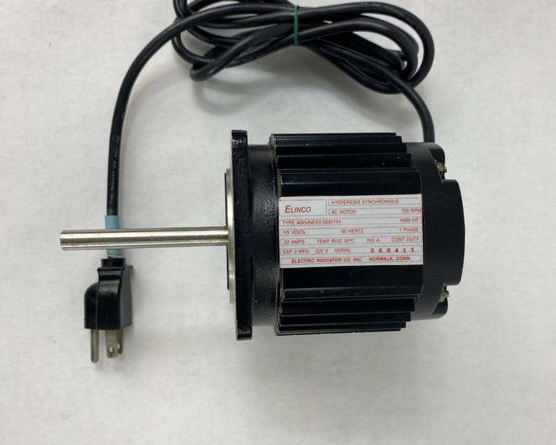 Electric Indicator ASHJNEXV-3339-T54 720 RPM Hysteresis Synchronous AC Motor