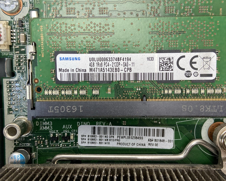 ProDesk 400 G2 Micro Intel Core i3-6100T 3.2GHz 8GB RAM No HDDOSAC