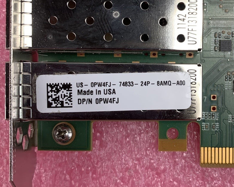 Dell 0PW4FJ QLE8262L-CU-DE 10Gb Dual-Port PCIe Server Fiber Channel Card