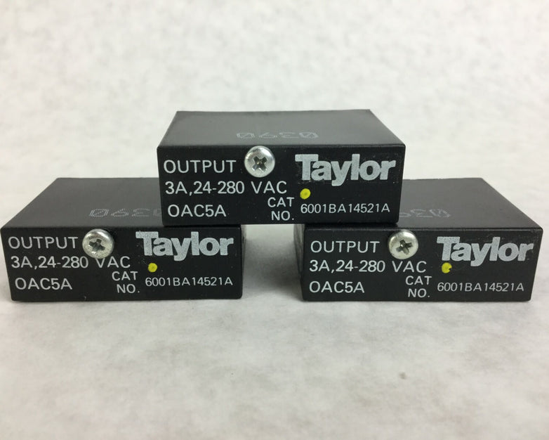 Taylor  6001BA14521A E58169  LR35852  Lot of 3