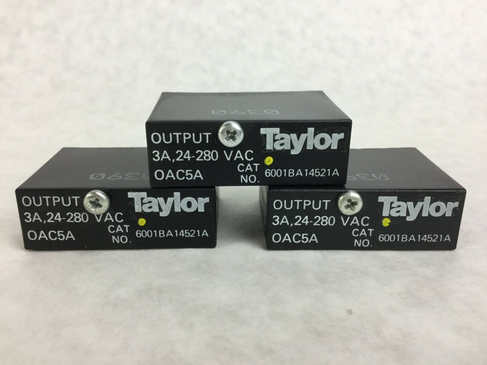 Taylor  6001BA14521A E58169  LR35852  Lot of 3