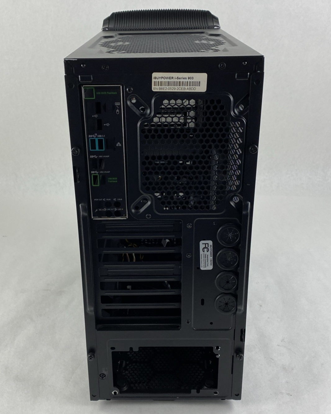 iBuyPower Mid ATX Gaming Computer Case No Power Supply