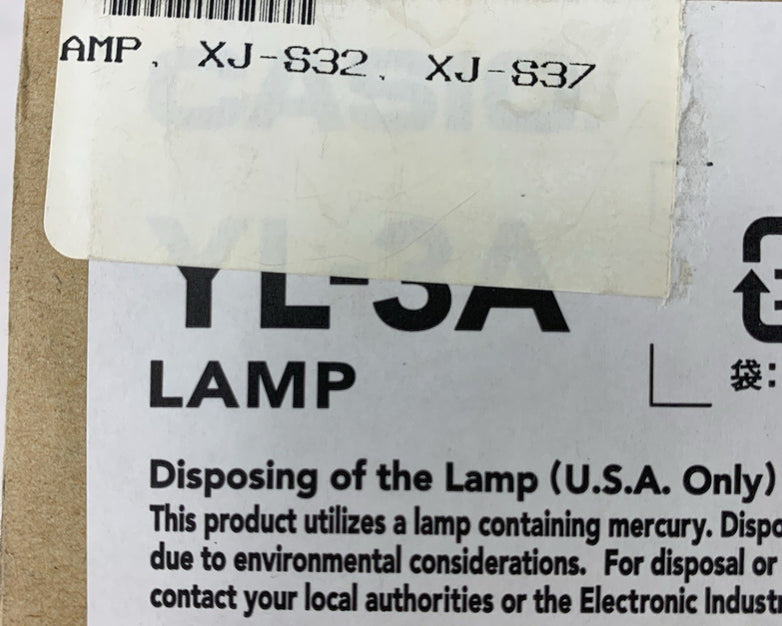 Casio YL-3A Lamp for XJ-S32 and XJ-S37 Projectors