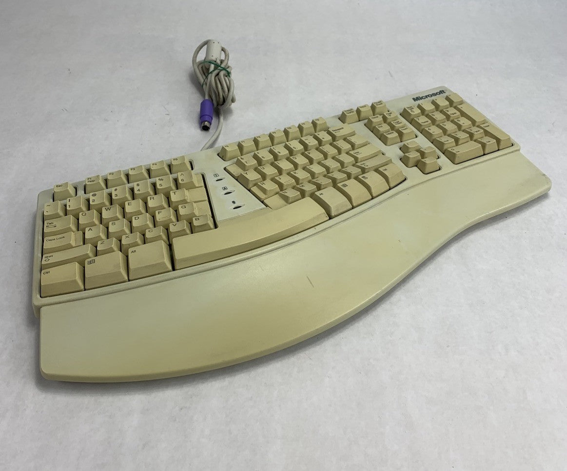 Microsoft E06301PS2 X03-51764 PS/2-Wired Ergonomic Mechanical Keyboard0