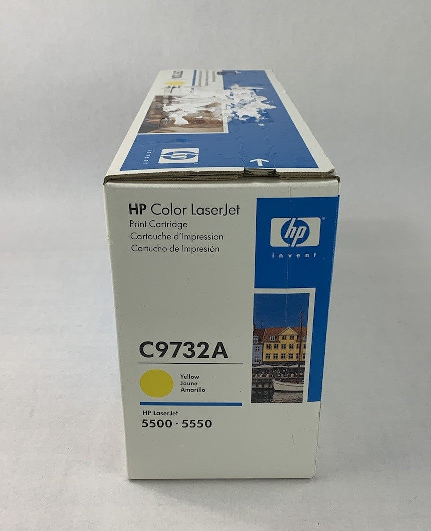 HP C9732A Yellow Toner Cartridge For HP LaserJet 5500 5550 Exp. 2009