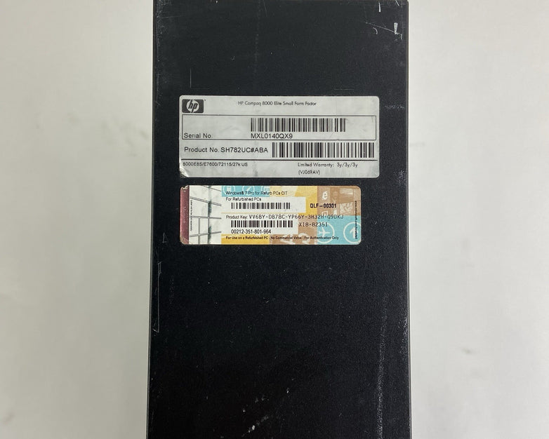 HP Compaq 8000 Elite SFF Intel Core 2 Duo E7600 3.06GHz 4GB RAM No HDD No OS