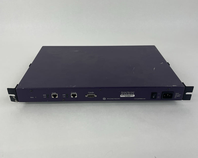 Packeteer PacketShaper 2000 WAN Internet Server Console Rackmount