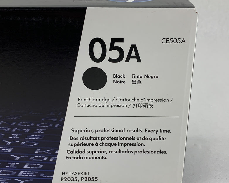 HP LaserJet 05A CE505A Standard Yield Black Toner NEW Sealed OEM