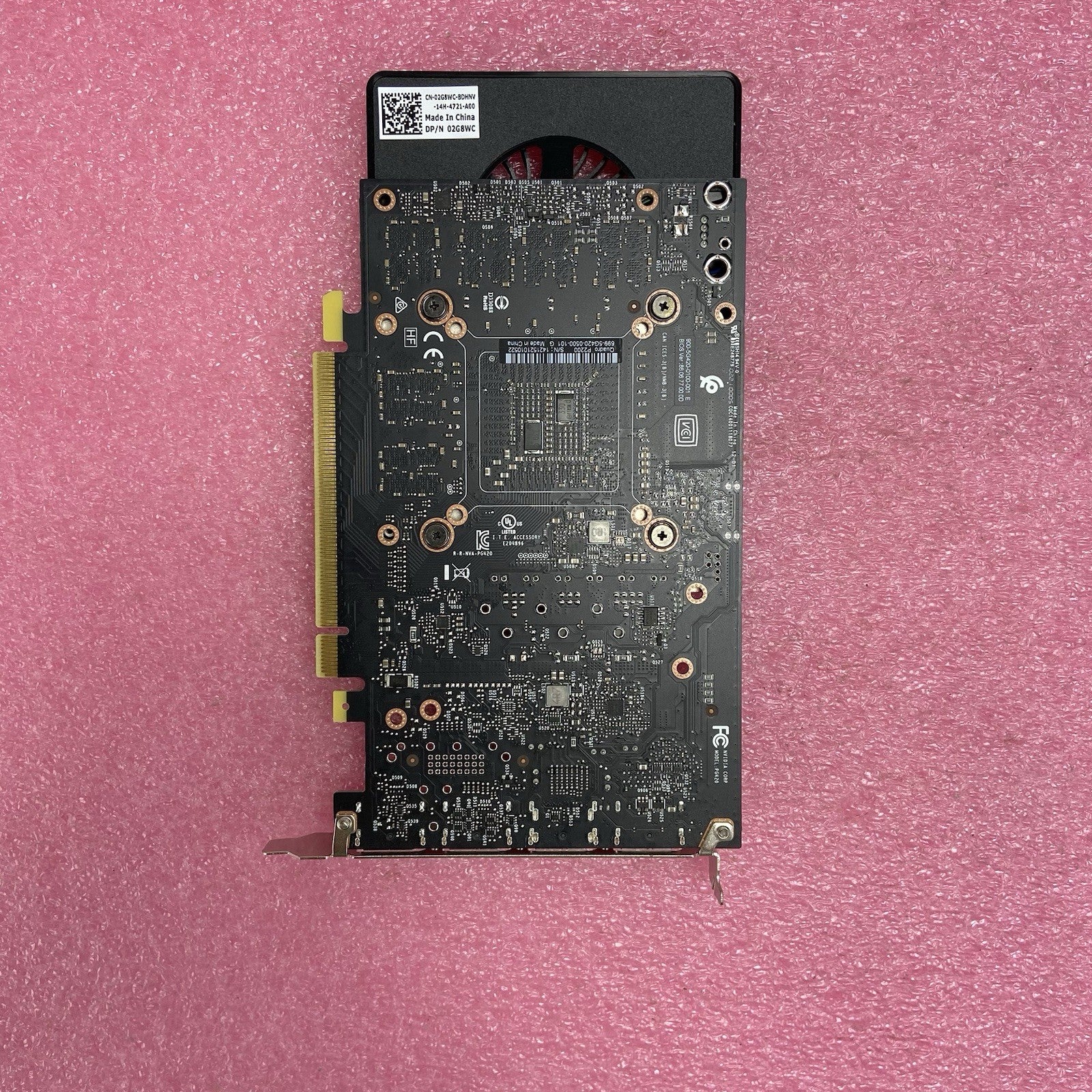 Nvidia Quadro P2200 PG420 5GB GDDR5 PCIe Graphics Card 4x DP 6