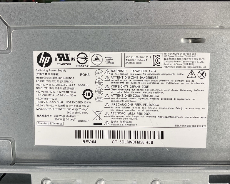 HP ProDesk 400 G1 MT Intel Core i5-4570 3.20 GHz 8 GB RAM No HDD/OS