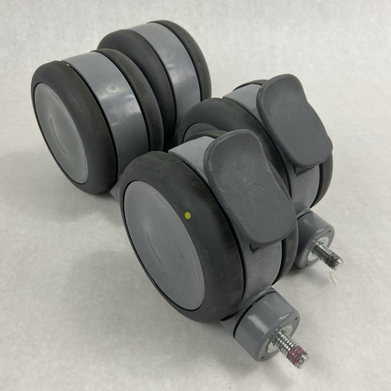 5" Medical Grade Swivel Casters - Set of 4 - 2 with Brake Feature