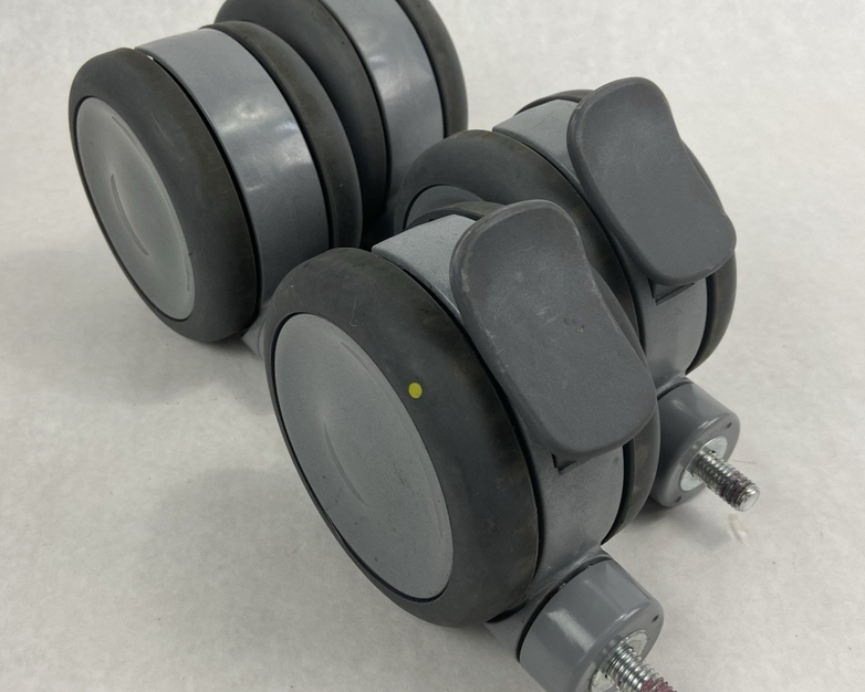 5" Medical Grade Swivel Casters - Set of 4 - 2 with Brake Feature