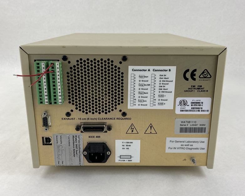 Waters 2487 Dual Wavelength Absorbance Detector WAT081110