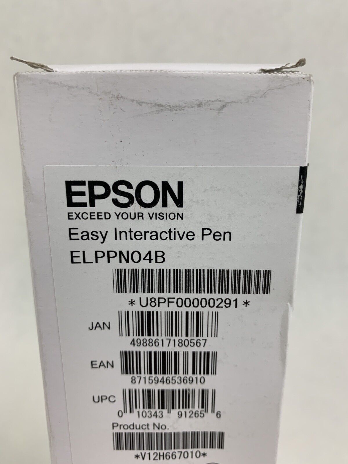 Box Opened New Epson Interactive Pen Blue BrightLink V12H667010 ELPPN04B