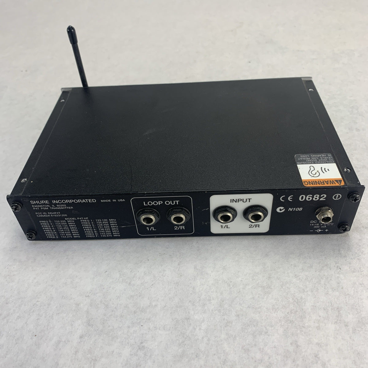 Shure P4T PSM Transmitter  PSM 400 System Half-rack Wireless RF UHF Transmitter2