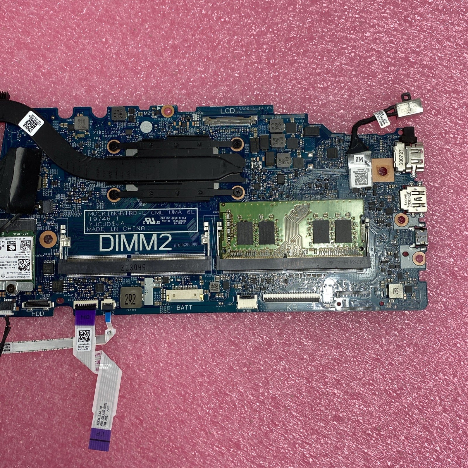 Dell Latitude 3410 Laptop Motherboard Intel Core i5-10210U 1.60 GHz 8 GB RAM