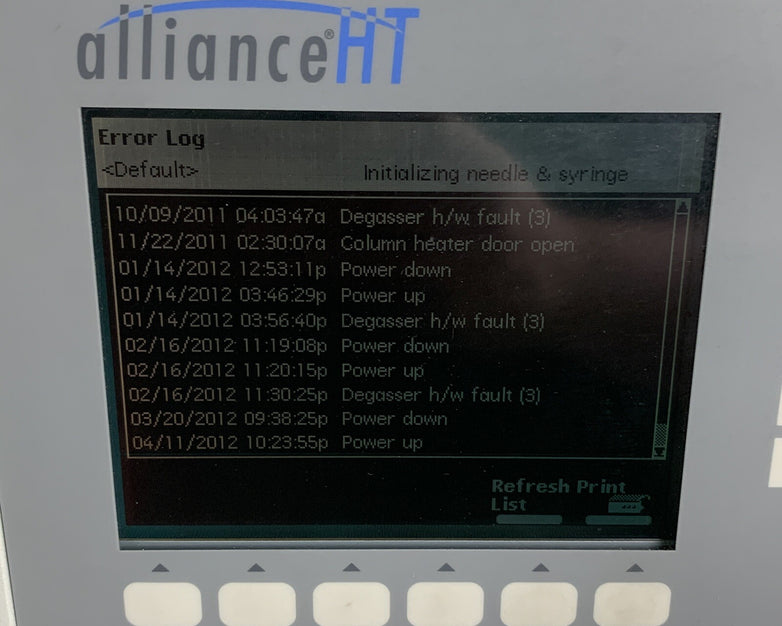 Waters Alliance HT E2795 Separations Module Power Tested
