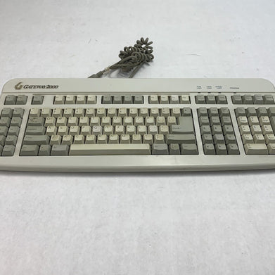 Gateway 2000 AnyKey 2189014-00-211 Vintage Mechanical Keyboard - Bad Spacebar