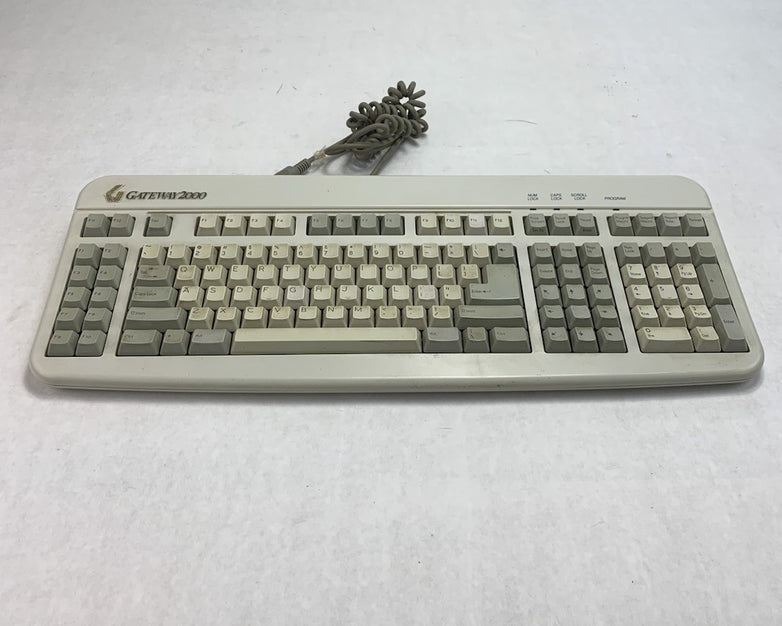 Gateway 2000 AnyKey 2189014-00-211 Vintage Mechanical Keyboard - Bad Spacebar