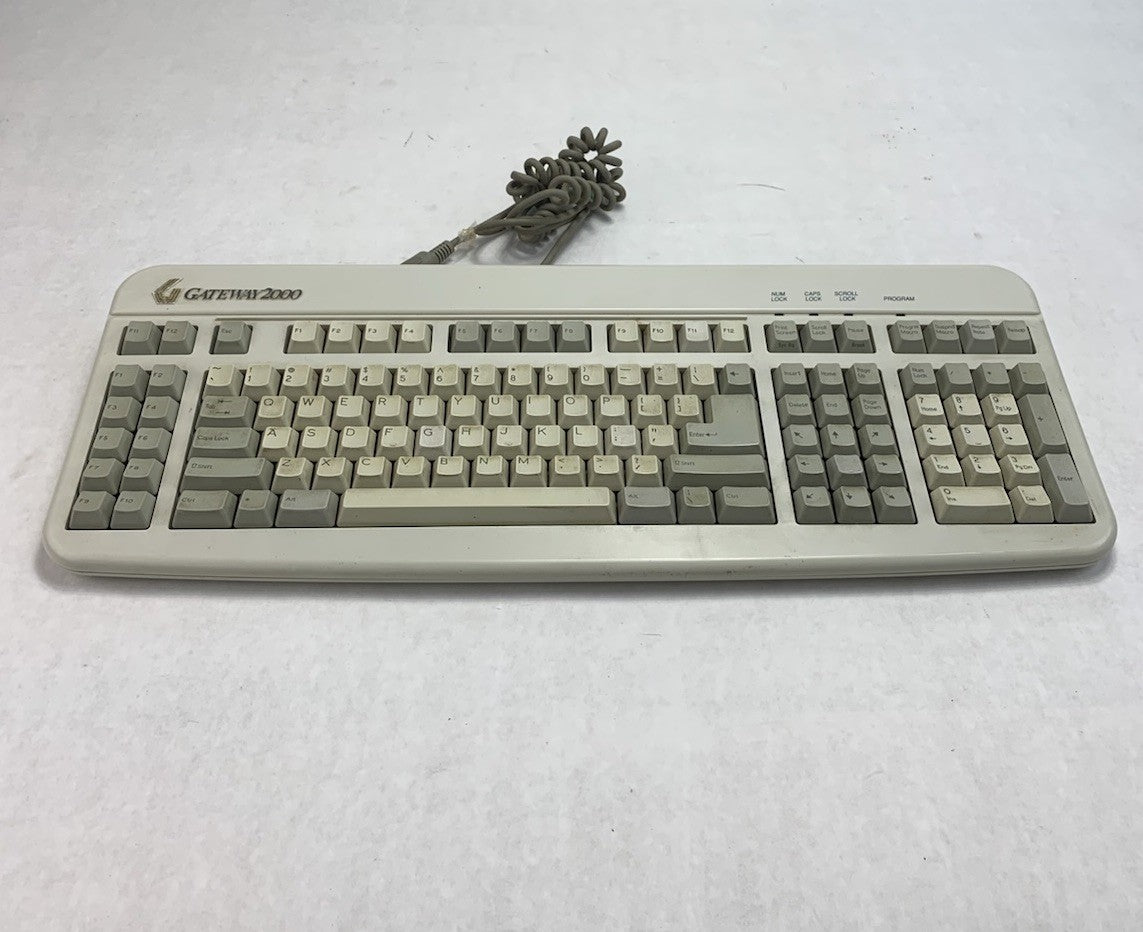 Gateway 2000 AnyKey 2189014-00-211 Vintage Mechanical Keyboard - Bad Spacebar1