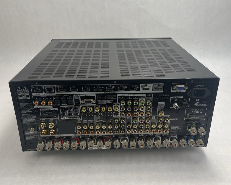 Integra DTR-80.3 9.2 AV Home Theater Receiver No Remote No Output For Parts