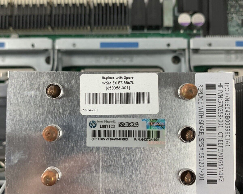 HP Proliant DL580 G7 2x Xeon E7-8867L 2.13 GHz 96 GB RAM No OS NO HDD