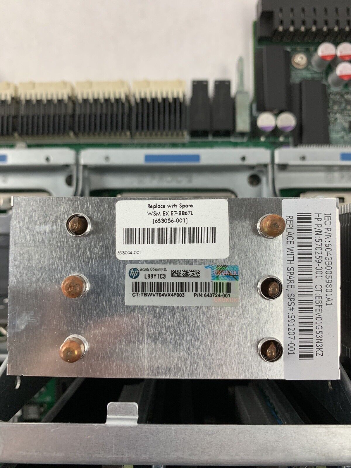HP Proliant DL580 G7 2x Xeon E7-8867L 2.13 GHz 96 GB RAM No OS NO HDD