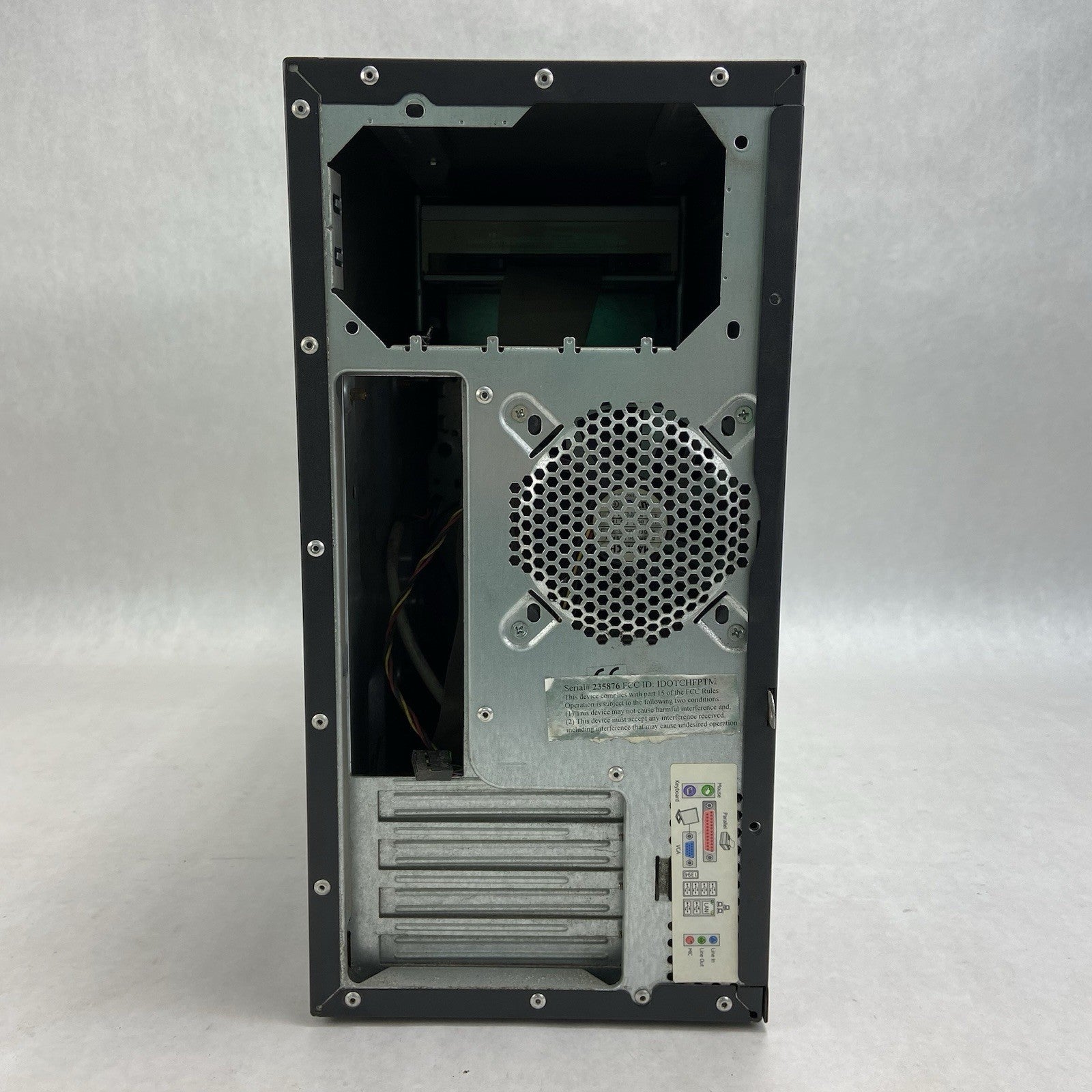 FoxConn TS001-V-D350A Mini Tower Bare Bones Case No PSU4